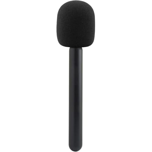 Mic Handle, Microphone Holder for DJIDJI Mini, Rode Wireless GO, Hollyland LarkLavalier, Handheld Adaptor for Wireless Interview Mic, for Vlogging, Interview, Podcast, Reports 1 pack