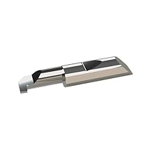 Micro 100 QRB-4901250 Boring Tool - Reverse Boring - Quick Change, .510" Min Bore Dia, 1-1/4" Max Bore Depth, .160" Proj, .240" Offset, .008" Corner Rad, 1/2" Shank Dia, 3" OAL, Uncoated