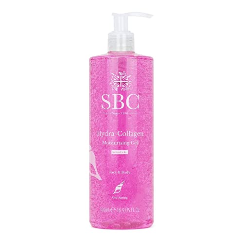 SBC Collagen Gel with pump dispenser, 500ml, facebody moisturiser