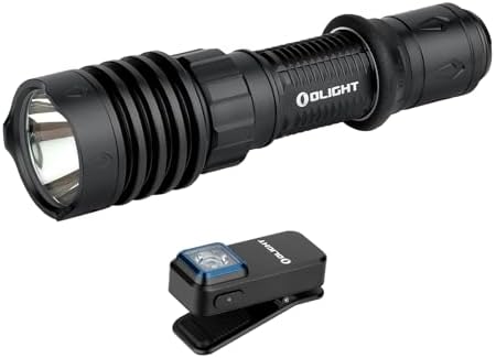 OLIGHT Warrior X 4 Rechargeable Tactical Flashlight Bundle with Oclip EDC Light 300 lm Dual Sources