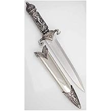 AzureGreen Novelty Athame Knife Flowing Goddess Beautiful Designed Hilt and Sheath Blade 13in Overall,Stainless Steel
