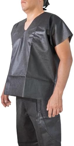 20 Pcs Disposable Scrub Set 10 Pants  10 Shirts | Medical Uniform | For Hospital, Clinic & Lab | Unisex One-Size, Adult