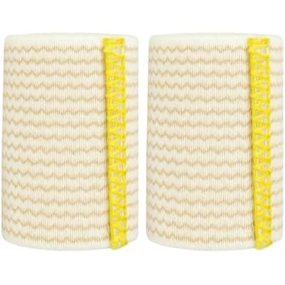 2-inch | Elastic Bandages by Spa Slender | Sports - Hook Loop Closure Non-Latex - Compression - Injuries - Support | 2-Pack up to 15 ft Stretched