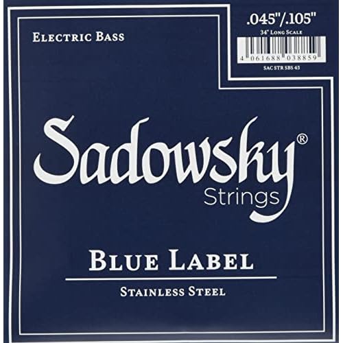 Sadowsky Blue Label Bass Strings Set - Stainless Steel - 4 String 45-105