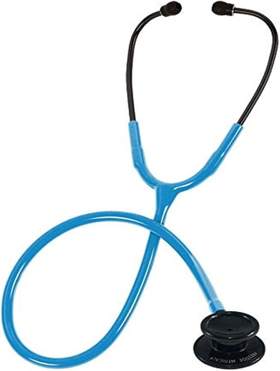 Prestige Medical Clinical Lite Stethoscope, Stealth Neon Blue