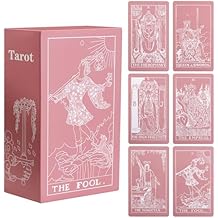 Erbacan Tarot Cards with Guide book-78 Classic Tarrot Card Deck Fortune Telling Game for Beginners or Expert-Learning Tarot Cards (Free Pouch Bag)