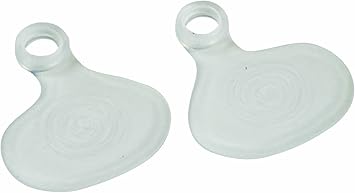 Steins 768-1113-0001 Silic Metatarsal Pad with Toe Loop, Clear, Large/extra Large