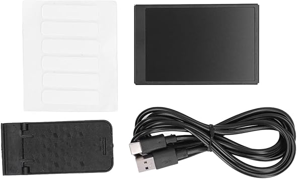 Portable External USB Mini Monitor with 360 Rotation Horizontal/Vertical Switch Lightweight and Compact for Electronic Equipment Monitoring