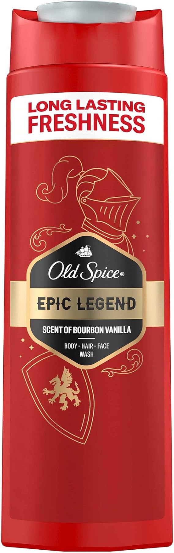 Old Spice Epic Legend Male Shower Gel and Shampoo 400 Ml