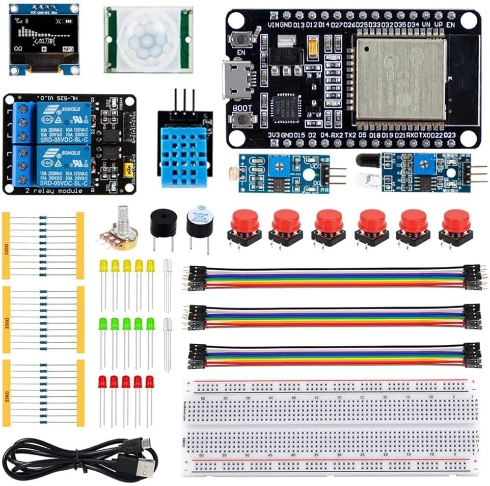 ESP32 ESP-32S WiFi IoT Development Card Basic Starter Kit