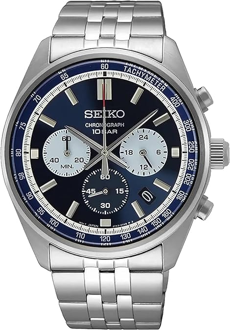 SEIKO Chronograph Quartz Blue Dial Men's Watch SSB427P1